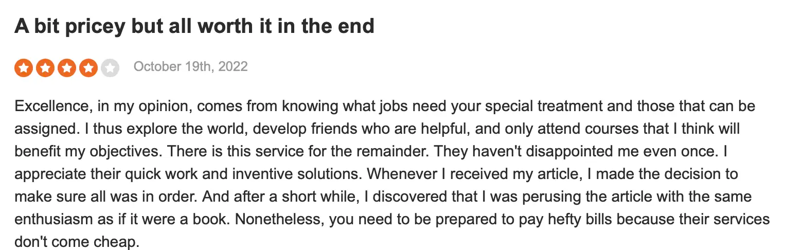 BestEssays review on Sitejabber